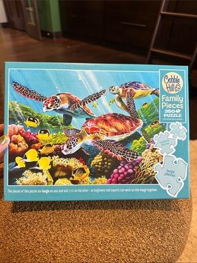 Cobb Hill by New Balance Sea Turtle Reef Puzzle - Blue, Green, Yellow, Red